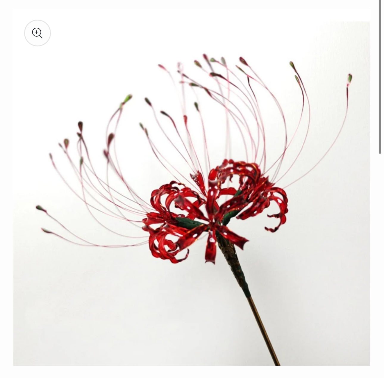 Handmade Spider Lilly Hair pin